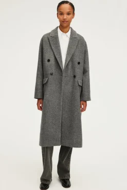Manteau long à chevrons - LINE | Pablo Clearance