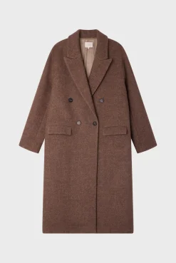 Manteau long à chevrons - LINE | Pablo Store