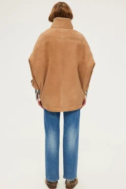 Manteau réversible en peau lainée - LYSA | Pablo Outlet