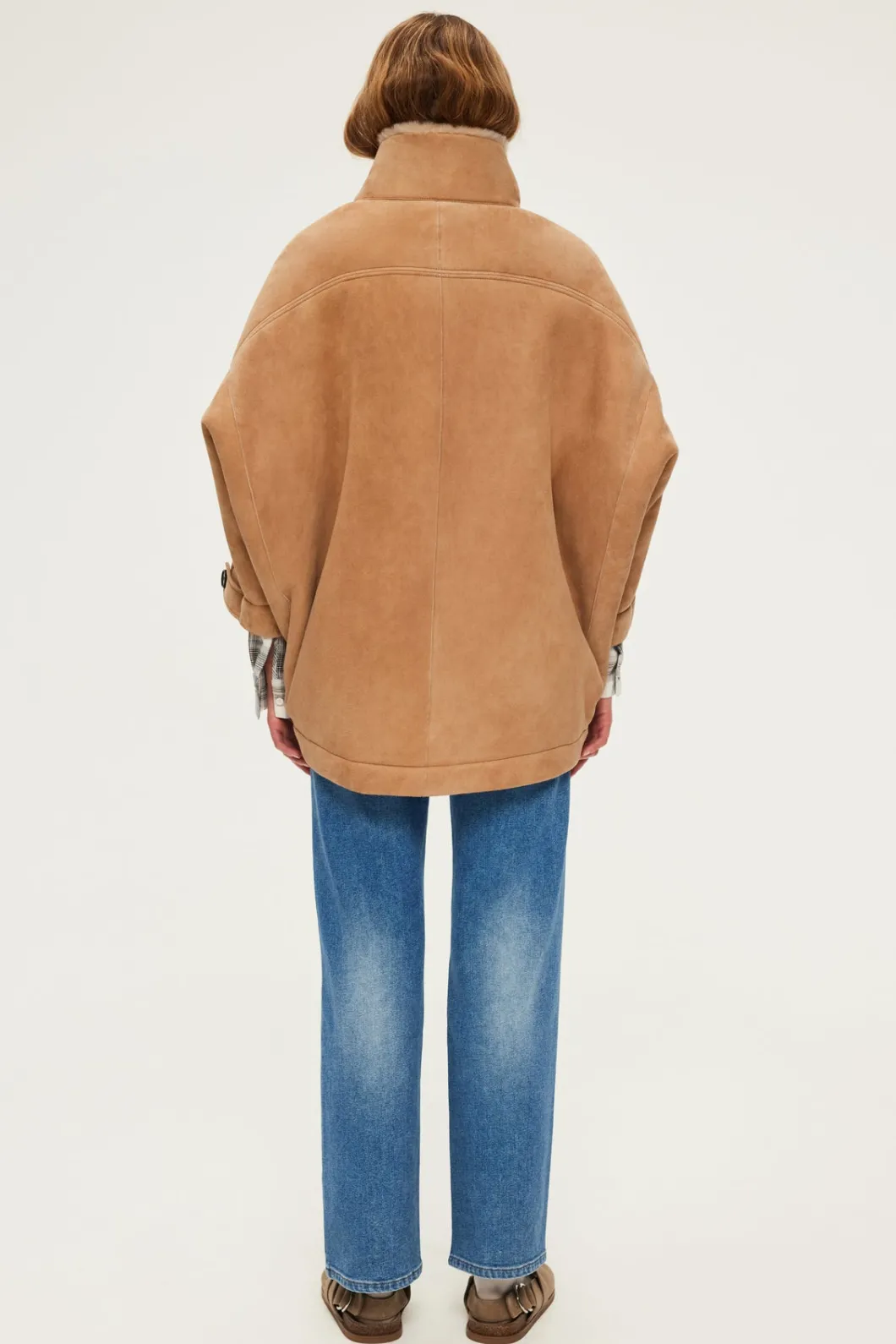 Manteau réversible en peau lainée - LYSA | Pablo Outlet