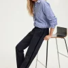 Pantalon à bande de velours - NIHELLE | Pablo Shop