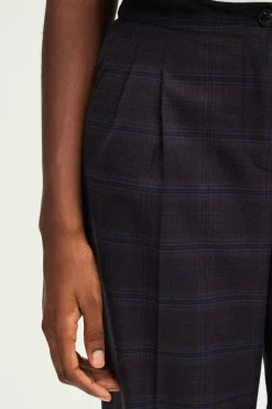 Pantalon carotte à carreaux - NOUHA | Pablo Sale