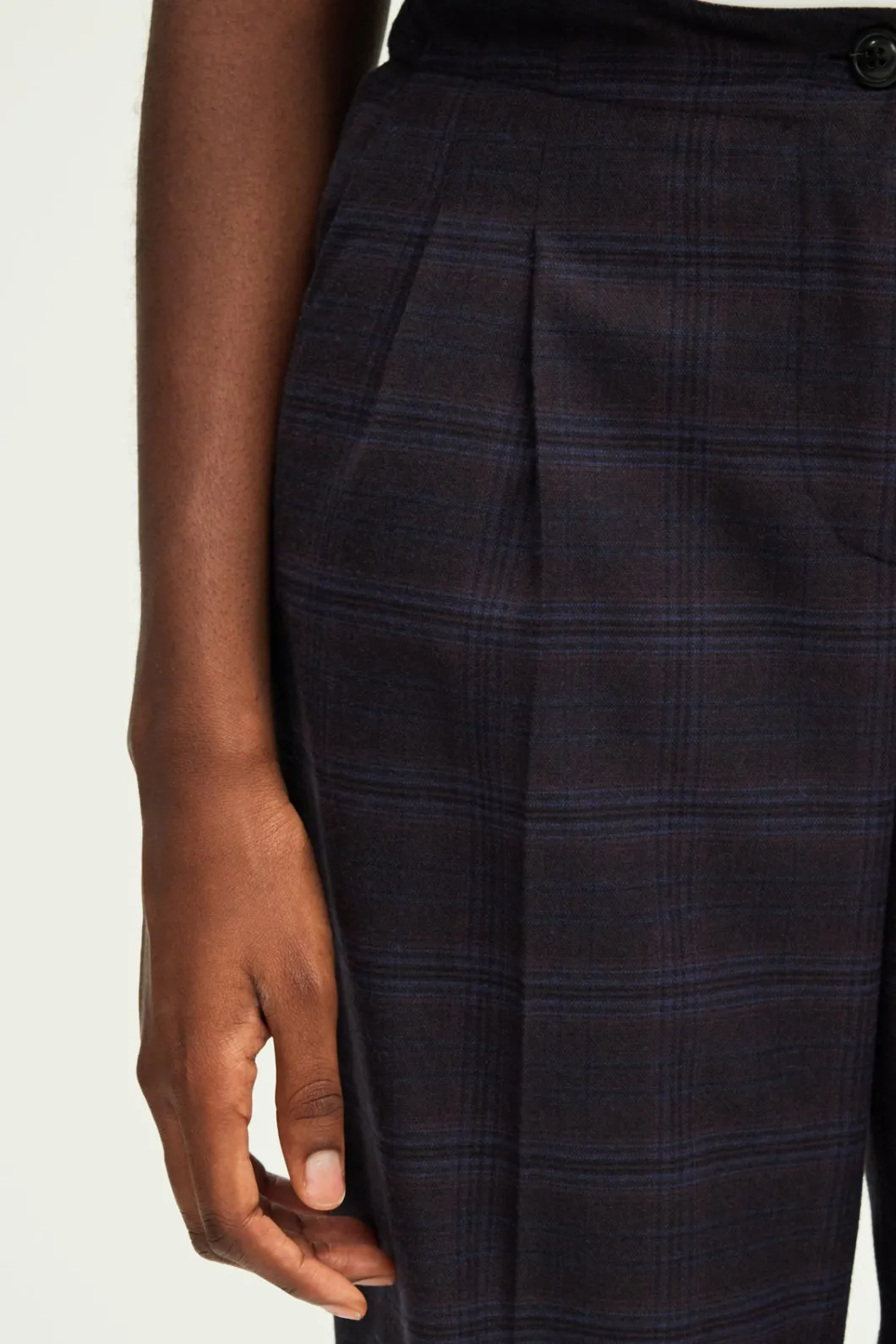 Pantalon carotte à carreaux - NOUHA | Pablo Sale
