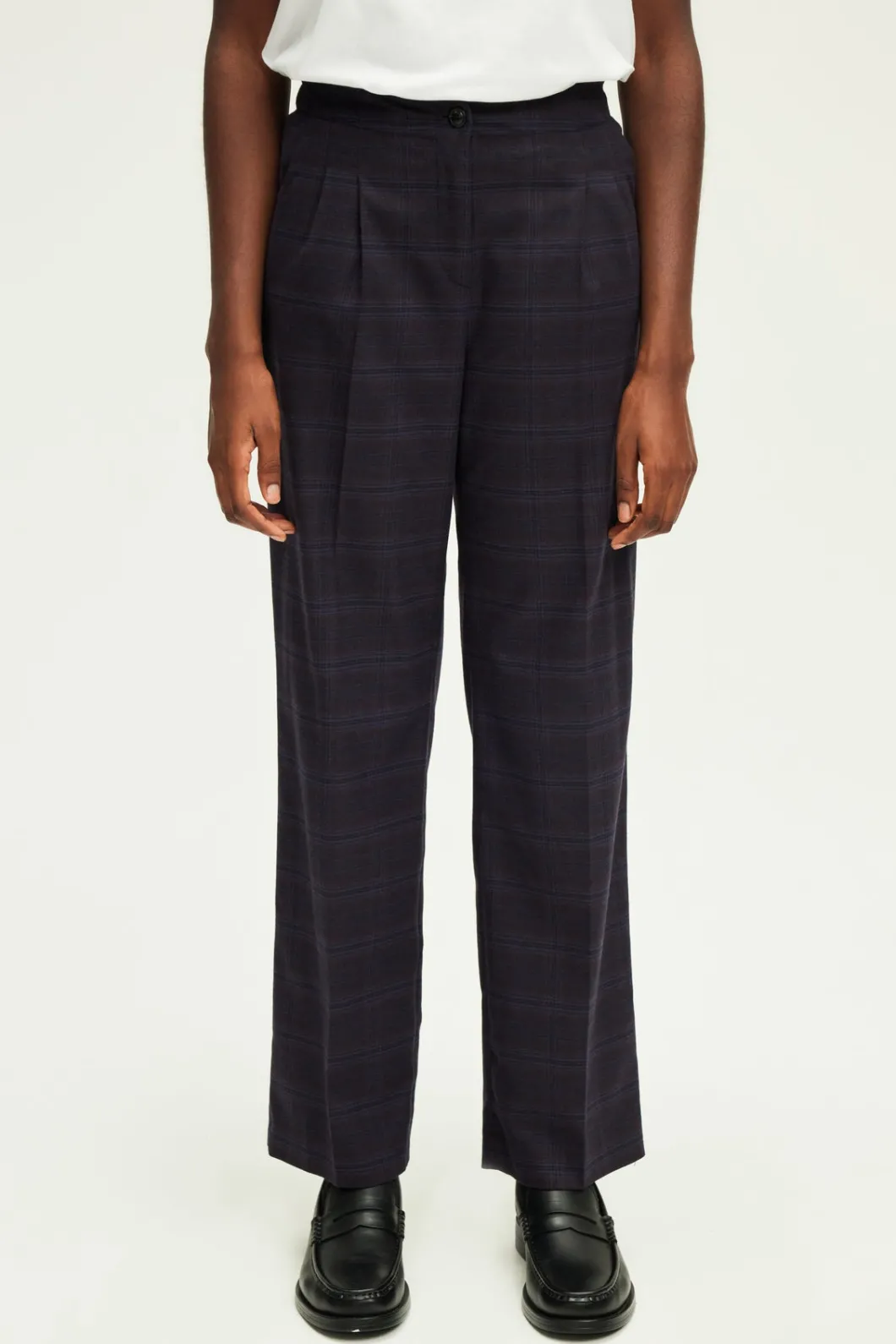 Pantalon carotte à carreaux - NOUHA | Pablo Sale