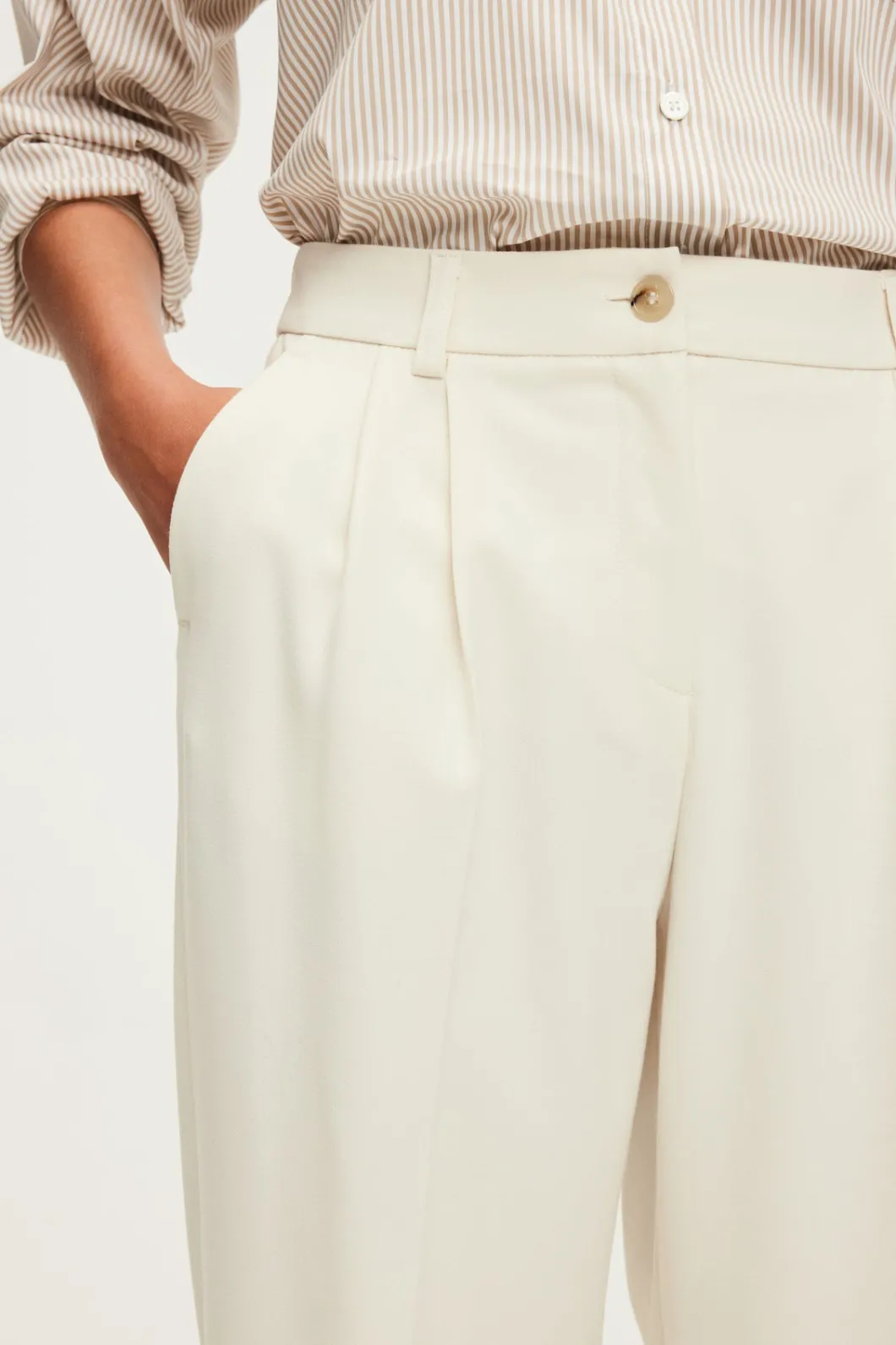 Pantalon carotte uni - NOUAILA | Pablo Online