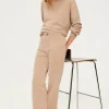 Pantalon droit en velours beige - NANETTE | Pablo Best