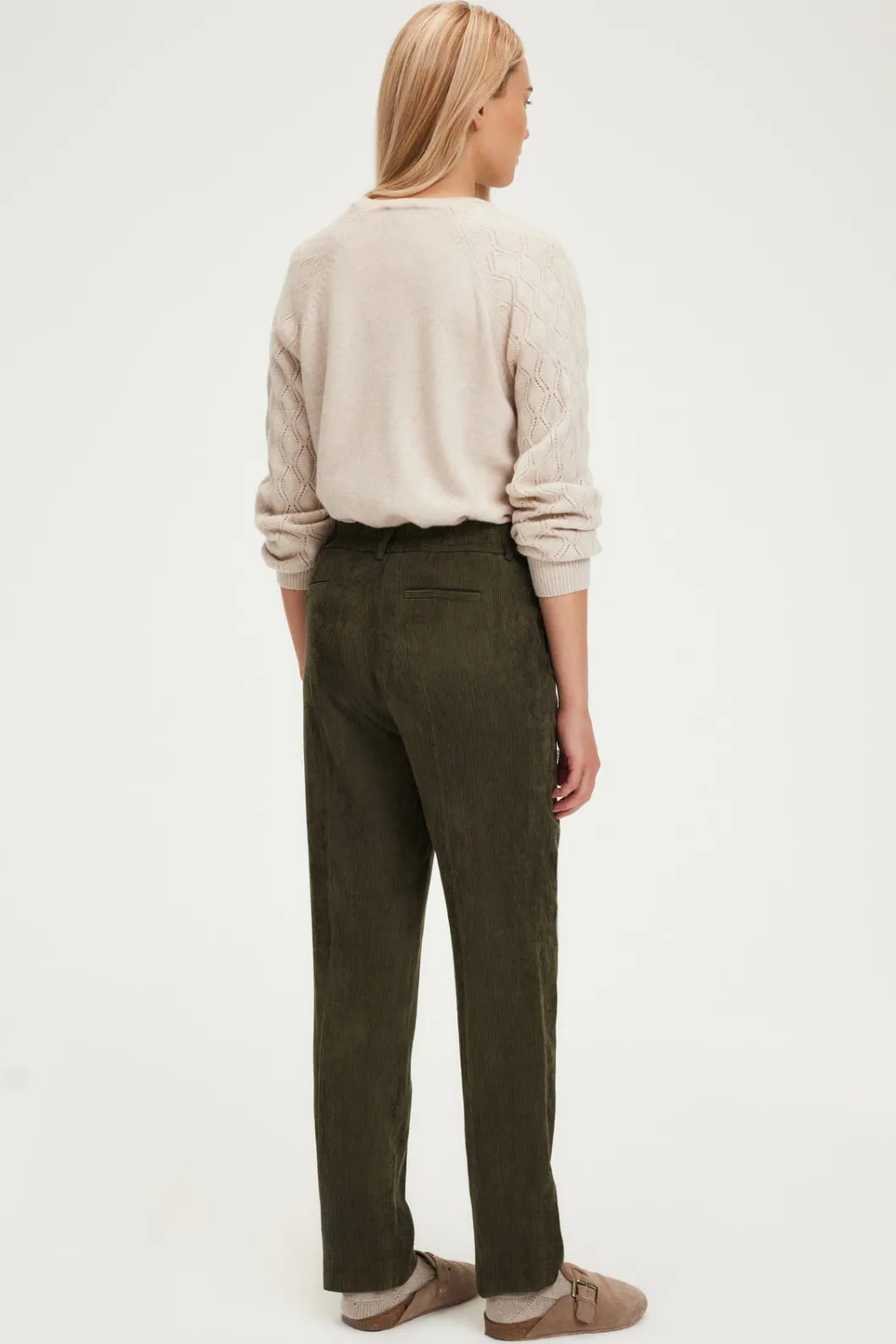 Pantalon en velours fluide à côtes - NESS | Pablo Hot