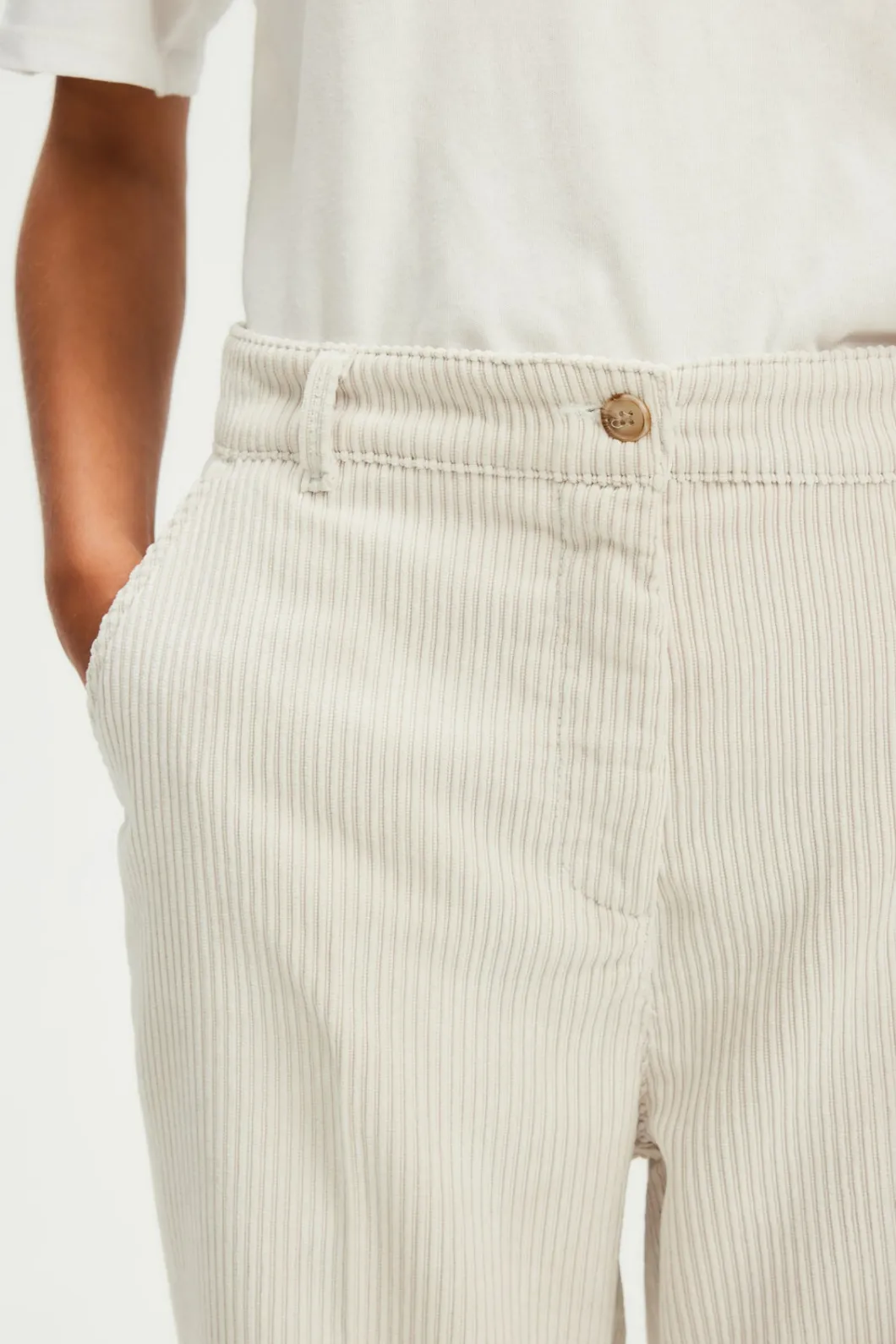 Pantalon en velours fluide à côtes - NADIA | Pablo Sale