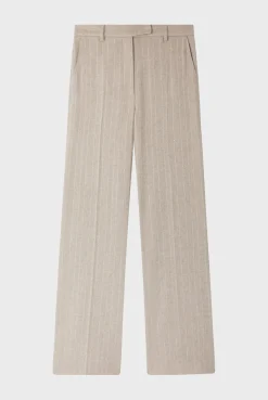 Pantalon large à rayures et sequins - NAYLA | Pablo Hot