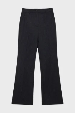 Pantalon large en flanelle rayée - NATAELLE | Pablo Best