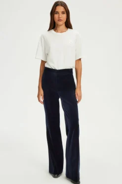 Pantalon large en velours lisse - NAIS | Pablo Cheap
