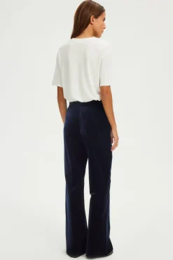 Pantalon large en velours lisse - NAIS | Pablo Cheap