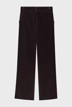 Pantalon large en velours lisse - NAIS | Pablo Discount