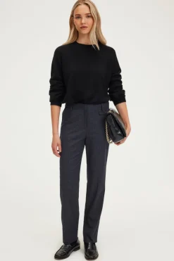 Pantalon slim à petits carreaux - NOLWENN | Pablo Sale