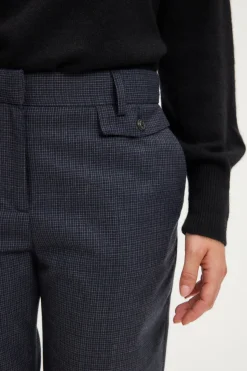Pantalon slim à petits carreaux - NOLWENN | Pablo Sale