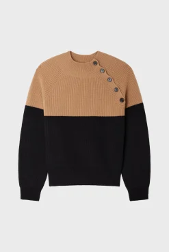 Pull à col montant bicolore - JOVIANE | Pablo Hot