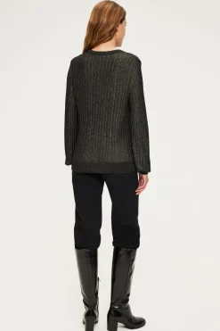 Pull à côtes en lurex - JOIA | Pablo Discount