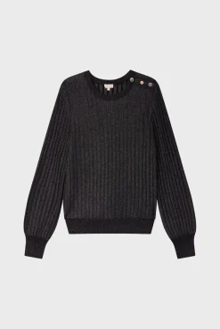 Pull à côtes en lurex - JOIA | Pablo Discount