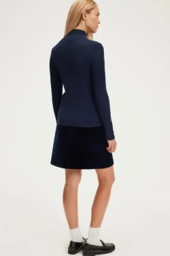 Pull col montant à côtes - JUDIE | Pablo Cheap