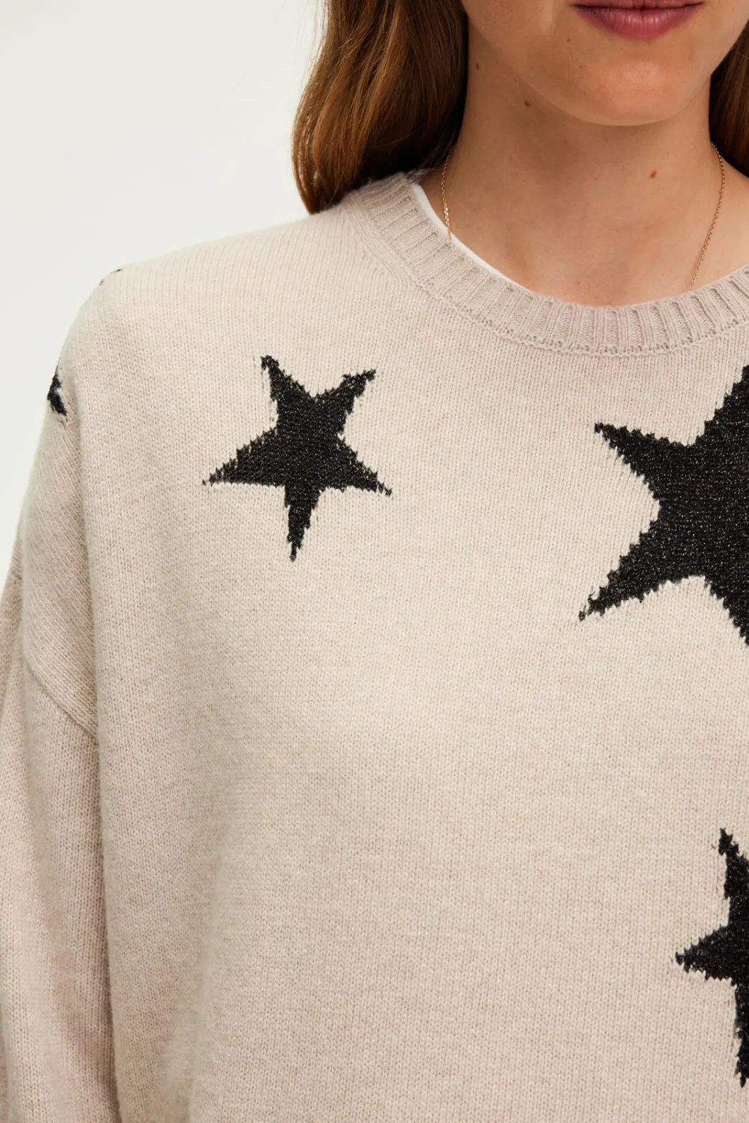 Pull col rond à étoiles - JESSALYNN | Pablo New