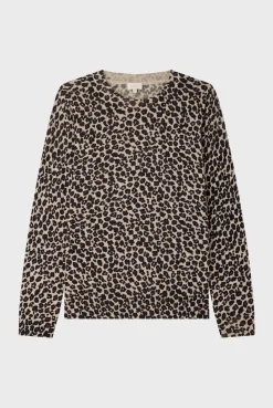 Pull col rond léopard - JACQUEMINE | Pablo Hot