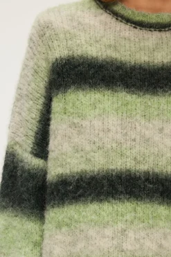 Pull épais oversize à rayures - JOYA | Pablo Clearance