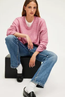 Pull V oversize chiné - JOURNA | Pablo Cheap