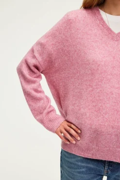 Pull V oversize chiné - JOURNA | Pablo Cheap