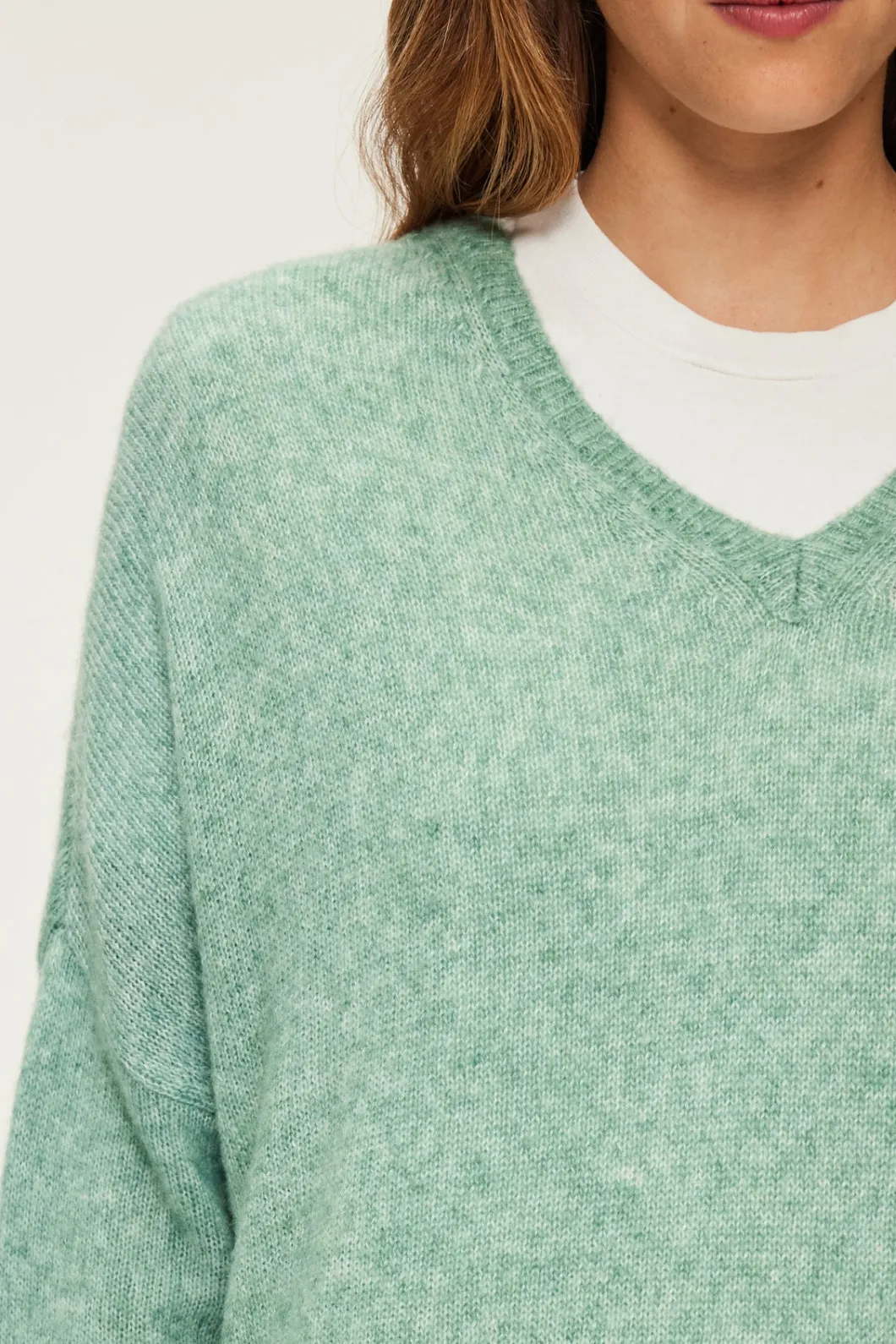 Pull V oversize chiné - JOURNA | Pablo New