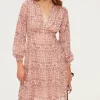 Robe courte à fleurs et lurex - SOLINE | Pablo Sale