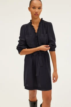 Robe courte à lurex et volants - SONIA | Pablo Best