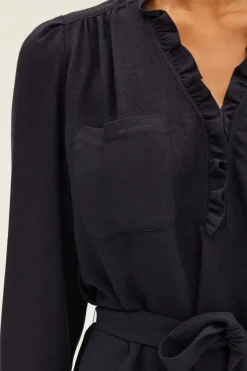 Robe courte à lurex et volants - SONIA | Pablo Best