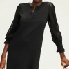 Robe courte aux manches en dentelle - STEPHANIE | Pablo Shop