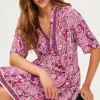 Robe courte et fluide à fleurs - SORINE | Pablo Hot