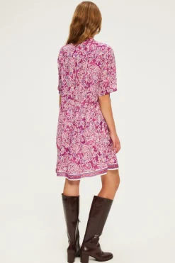 Robe courte et fluide à fleurs - SORINE | Pablo Hot
