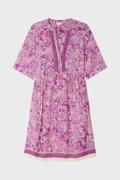 Robe courte et fluide à fleurs - SORINE | Pablo Hot