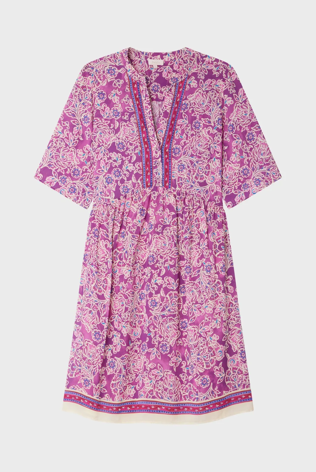 Robe courte et fluide à fleurs - SORINE | Pablo Hot