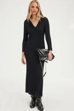 Robe en laine fine à côtes - SYRIELLE | Pablo Store