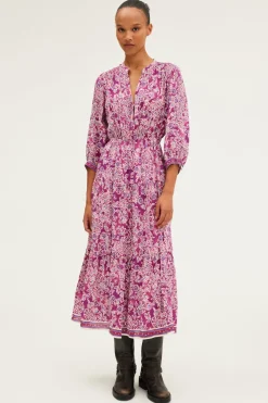 Robe longue et fluide à fleurs - STEPHANN | Pablo Best Sale