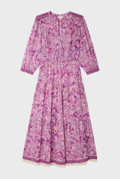 Robe longue et fluide à fleurs - STEPHANN | Pablo Best Sale