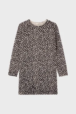 Robe léopard courte en laine - SEVANE | Pablo Best Sale