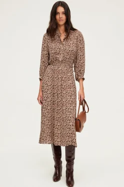 Robe midi à fleurs - SOIZIC | Pablo Clearance