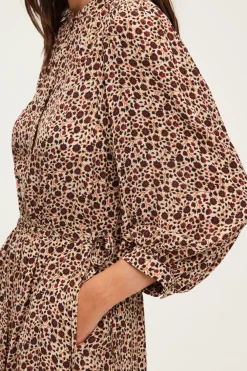 Robe midi à fleurs - SOIZIC | Pablo Clearance