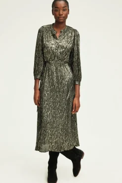 Robe midi en lurex léopard - SYDONIE | Pablo Online