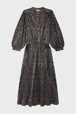 Robe midi en lurex léopard - SYDONIE | Pablo Online