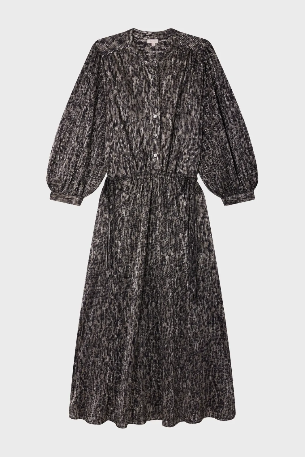 Robe midi en lurex léopard - SYDONIE | Pablo Online