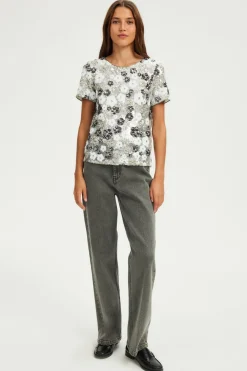 Top à fleurs en sequins - BENITA | Pablo Cheap