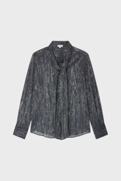 Top en lurex et col lavallière - BRUNA | Pablo Best