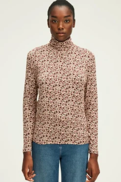 T-shirt imprimé à col roulé - AMELIE | Pablo New