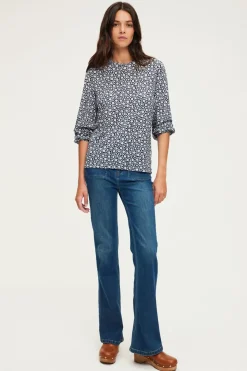 T-shirt manches longues à fleurs - ALEXANDRA | Pablo Sale